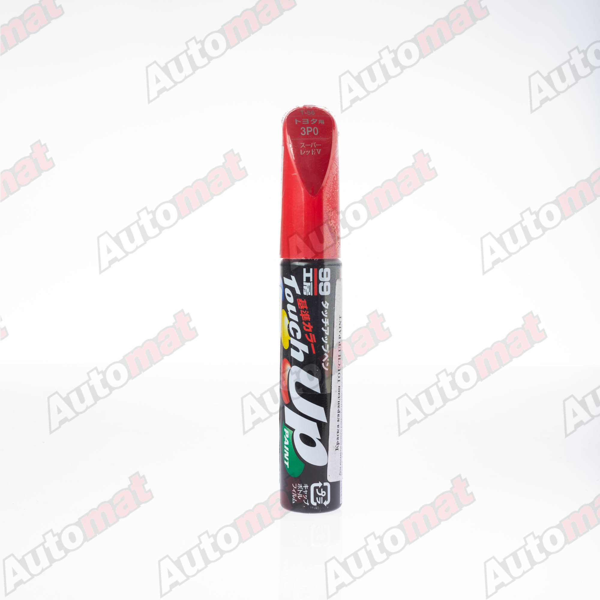 Краска для ремонта сколов и царапин Soft99 TOUCH UP PAINT 3PO, флакон с кисточкой, 12 мл