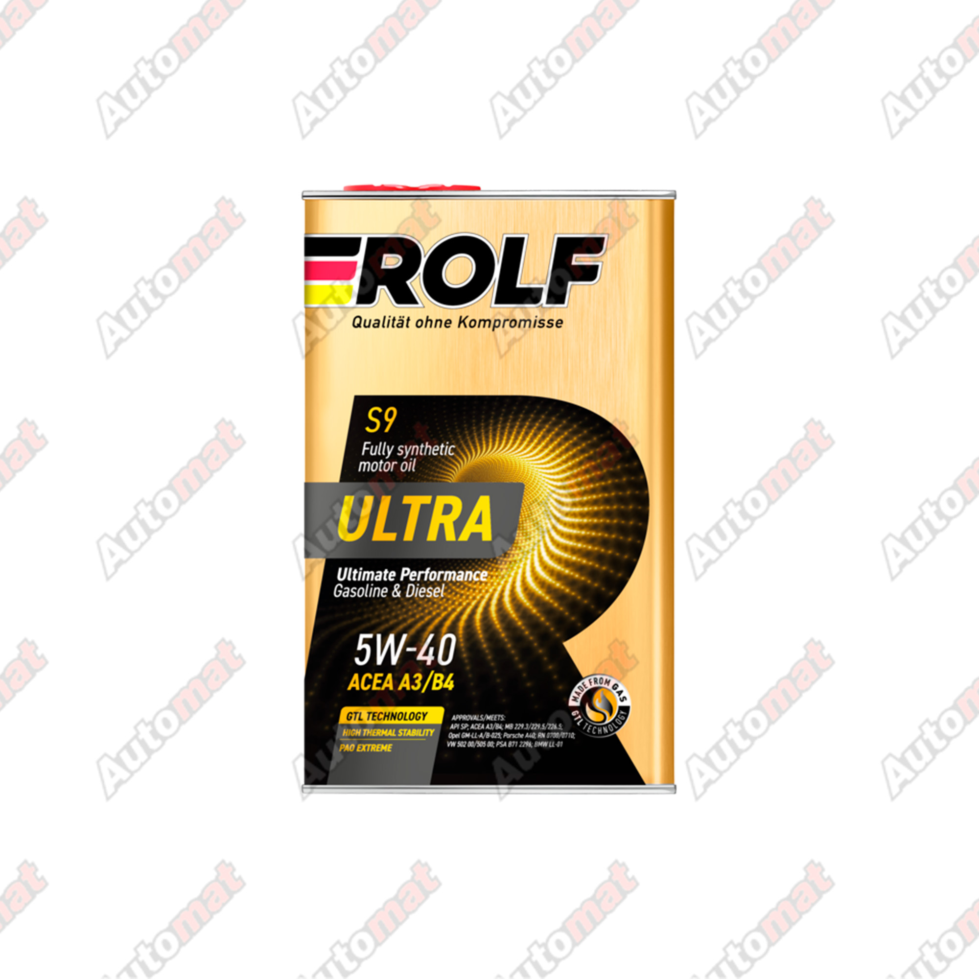 Масло моторное ROLF Ultra 5W-40 SP A3/B4, 1л