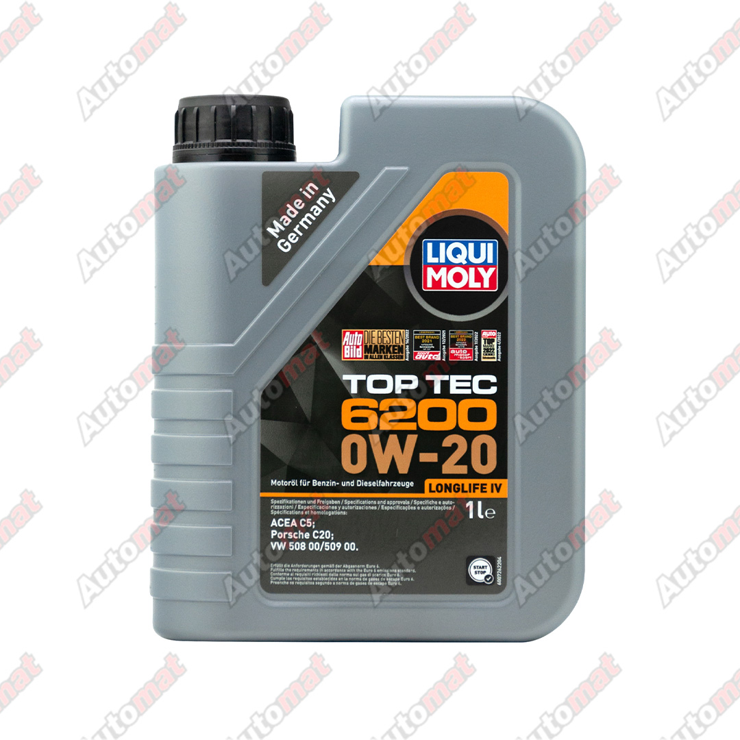 Масло моторное LIQUI MOLY Top Tec 6200 0W-20 C5, 1л