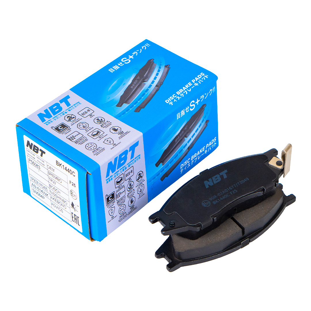 Колодки тормозные дисковые NBT BK1440C / SN584P / AN-614WK / NP2038 (PF2435) / SP1156 / P56083