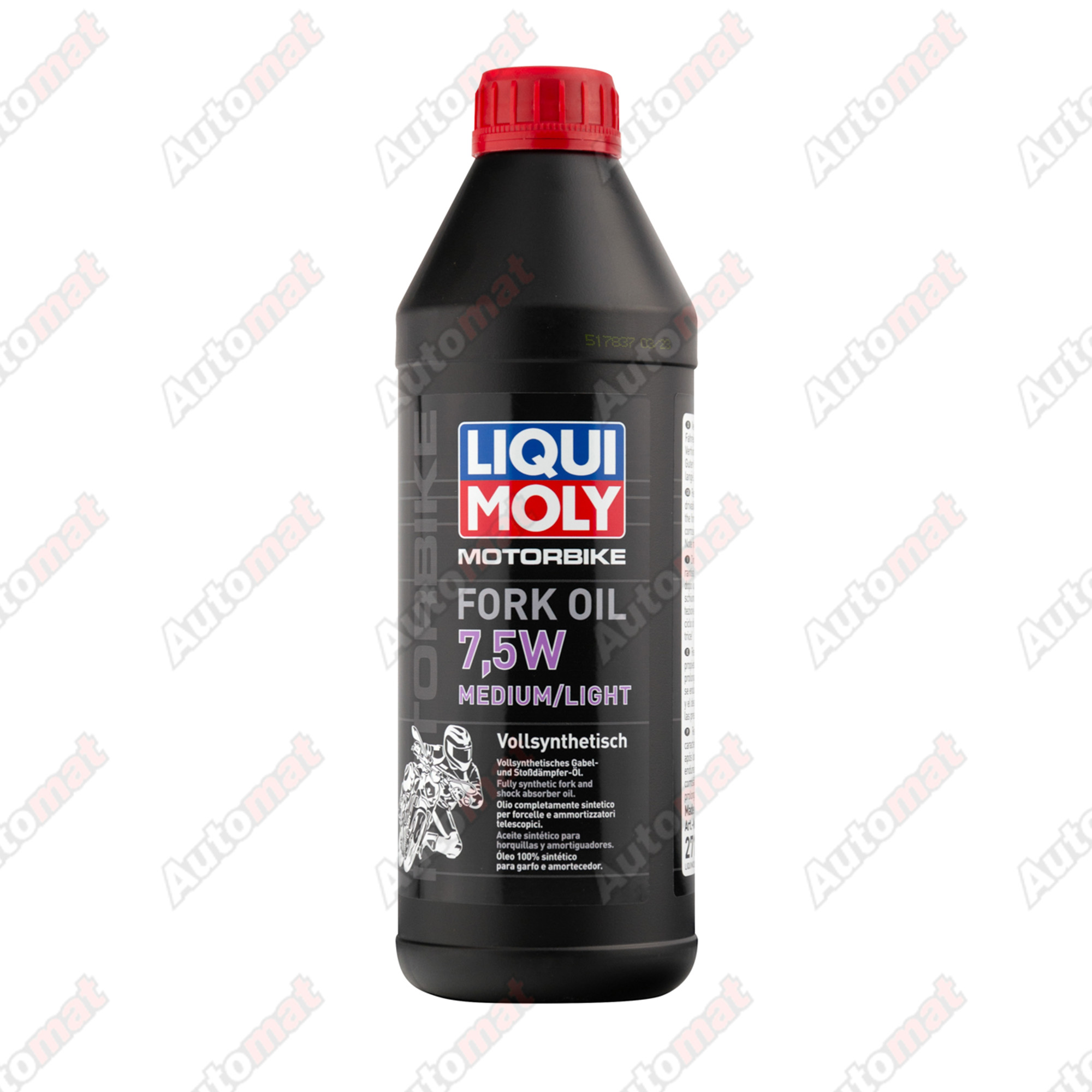 Масло вилочное Liqui Moly Motorbike Fork Oil Medium/Light 7.5W, 1л 2719