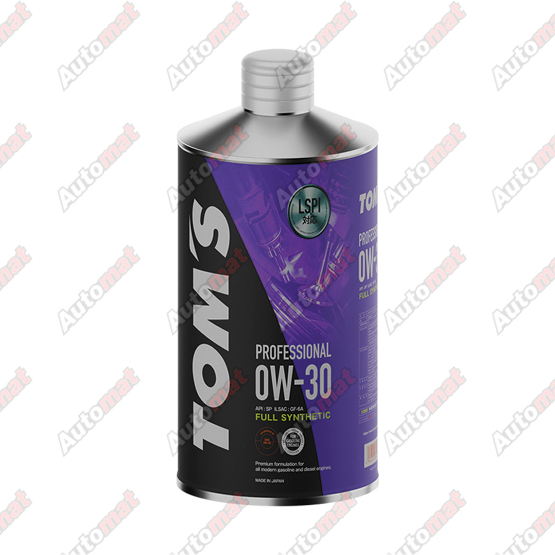 Масло моторное TOM`S Professional 0W-30 SP GF-6A, 1л