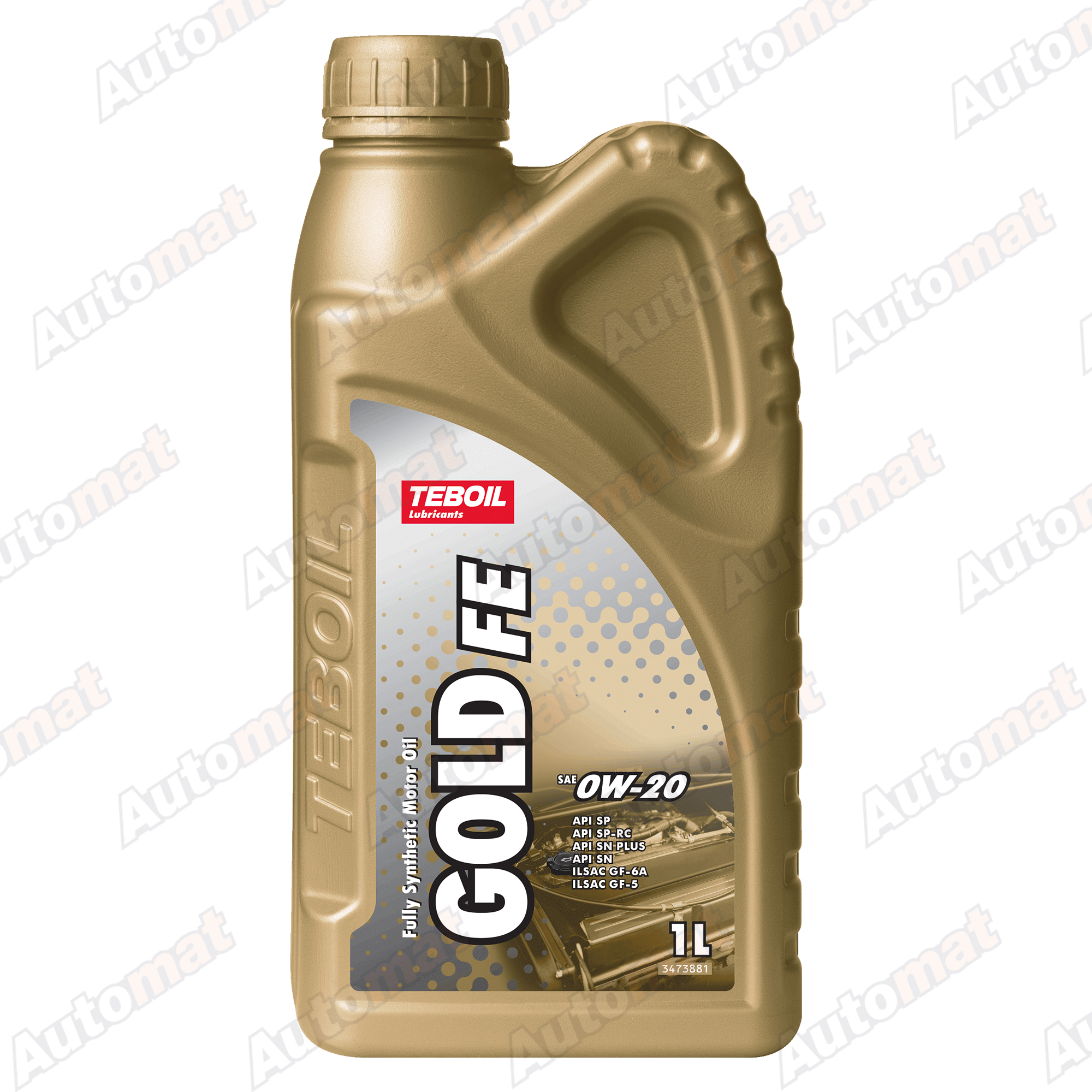 Масло моторное Teboil Gold FE 0W-20 синтетическое, 1л