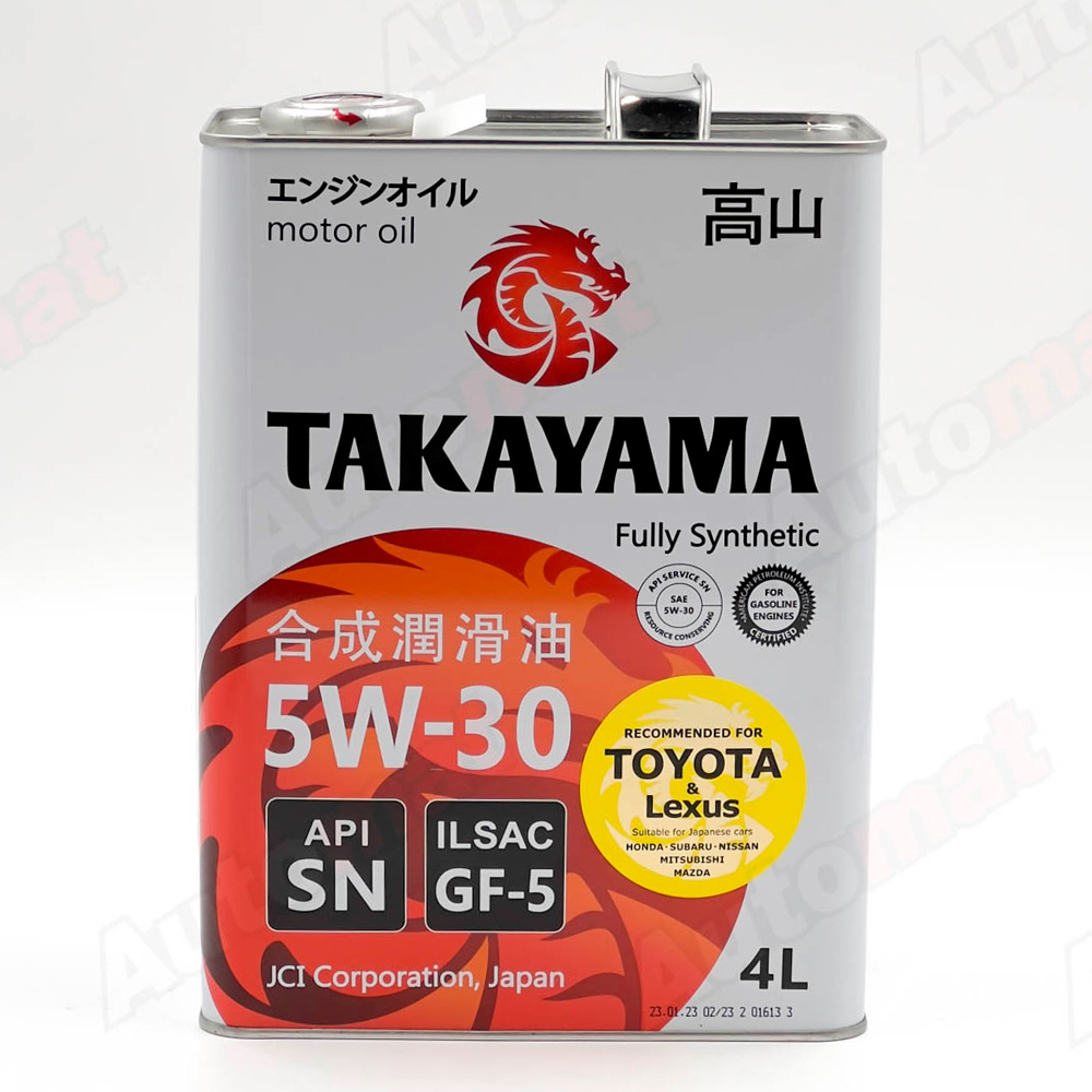 Моторное масло TAKAYAMA 5W-30 SN GF-5, 4л