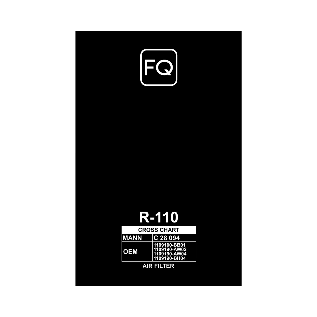 Фильтр воздушный FQ R-110