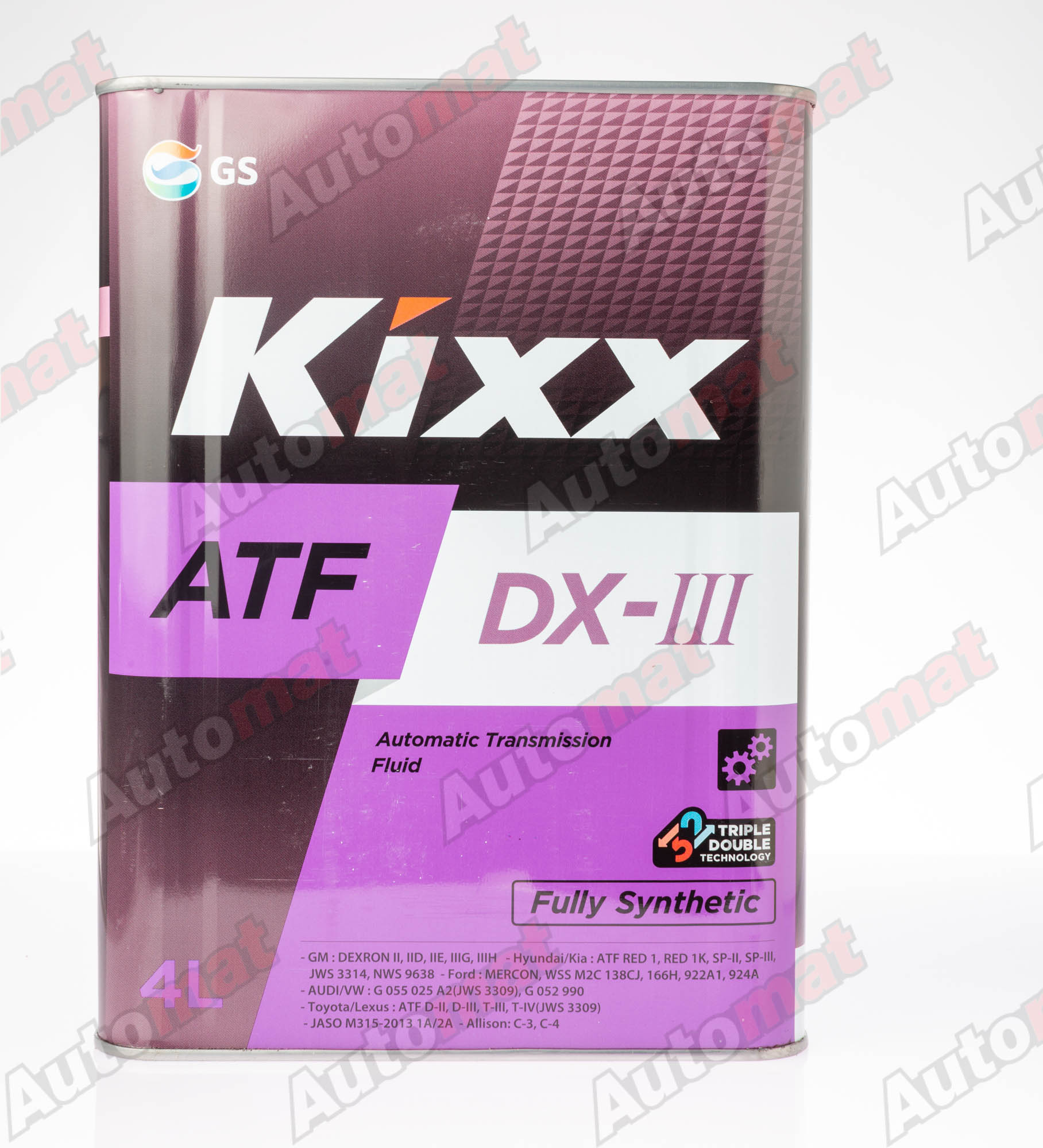 Трансмиссионное масло Kixx ATF DX-III, 4л
