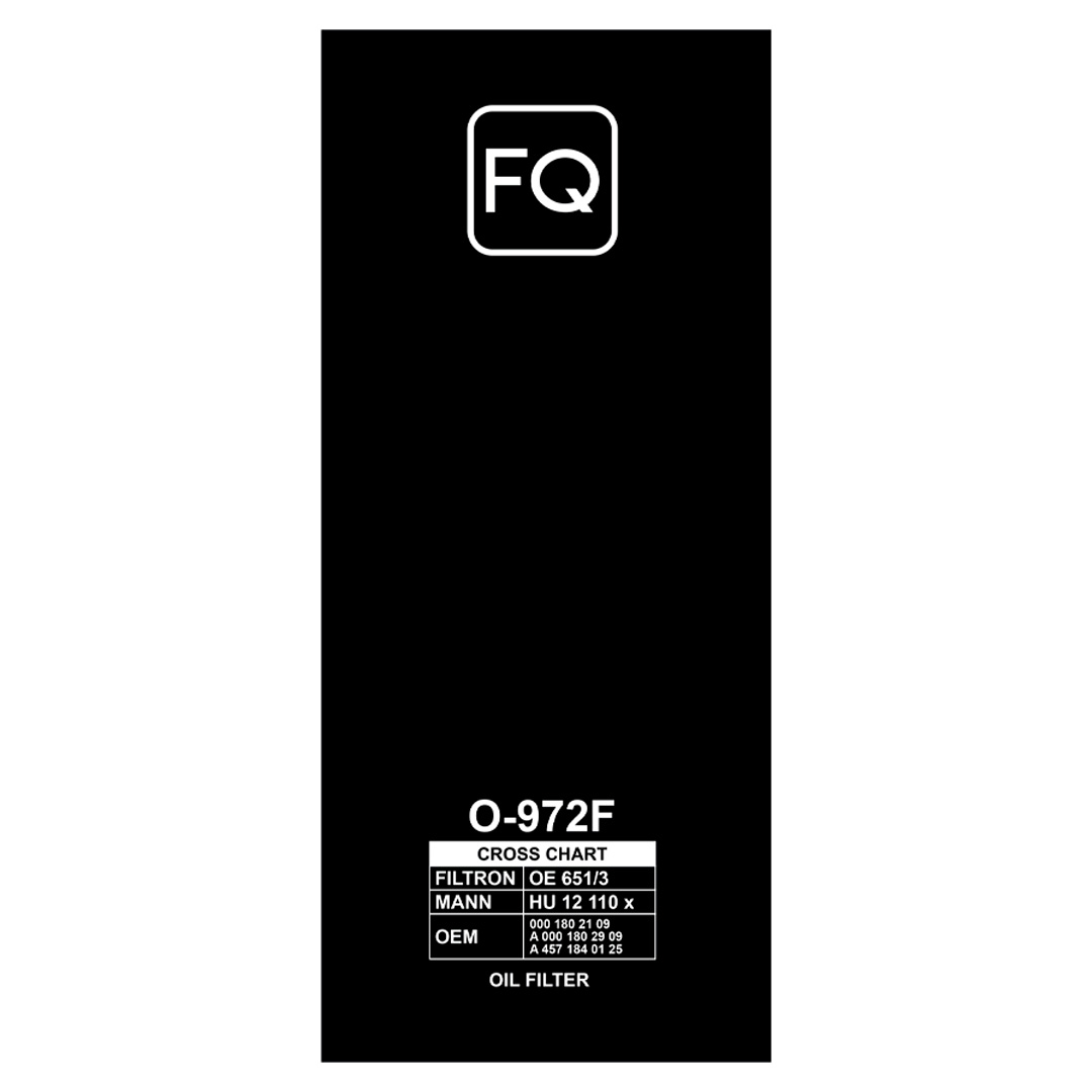Фильтр масляный FQ O-972F / HU 12 110 x