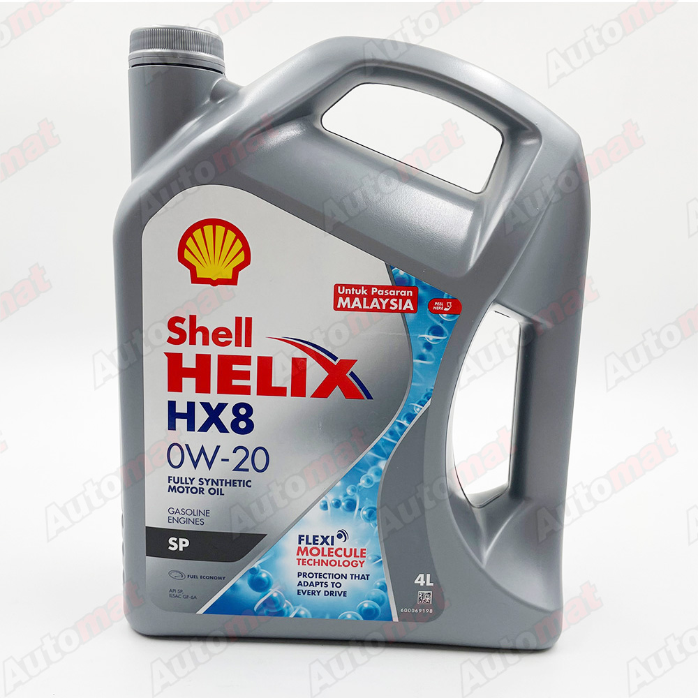 Масло моторное Shell Helix HX8 0W-20 SP, 4л