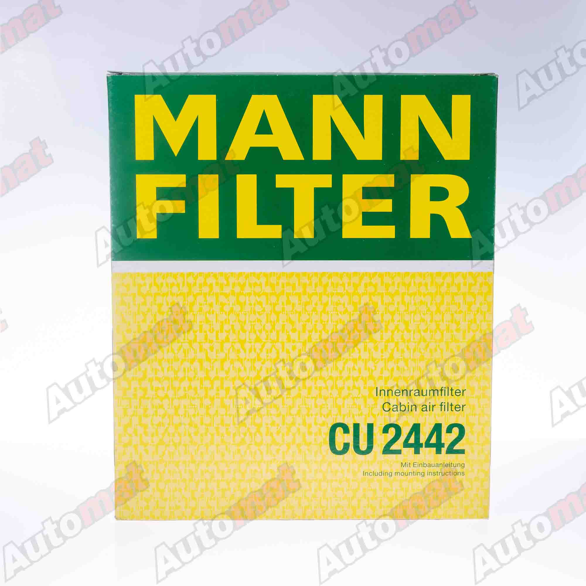 Фильтр салонный MANN-FILTER CU 2442