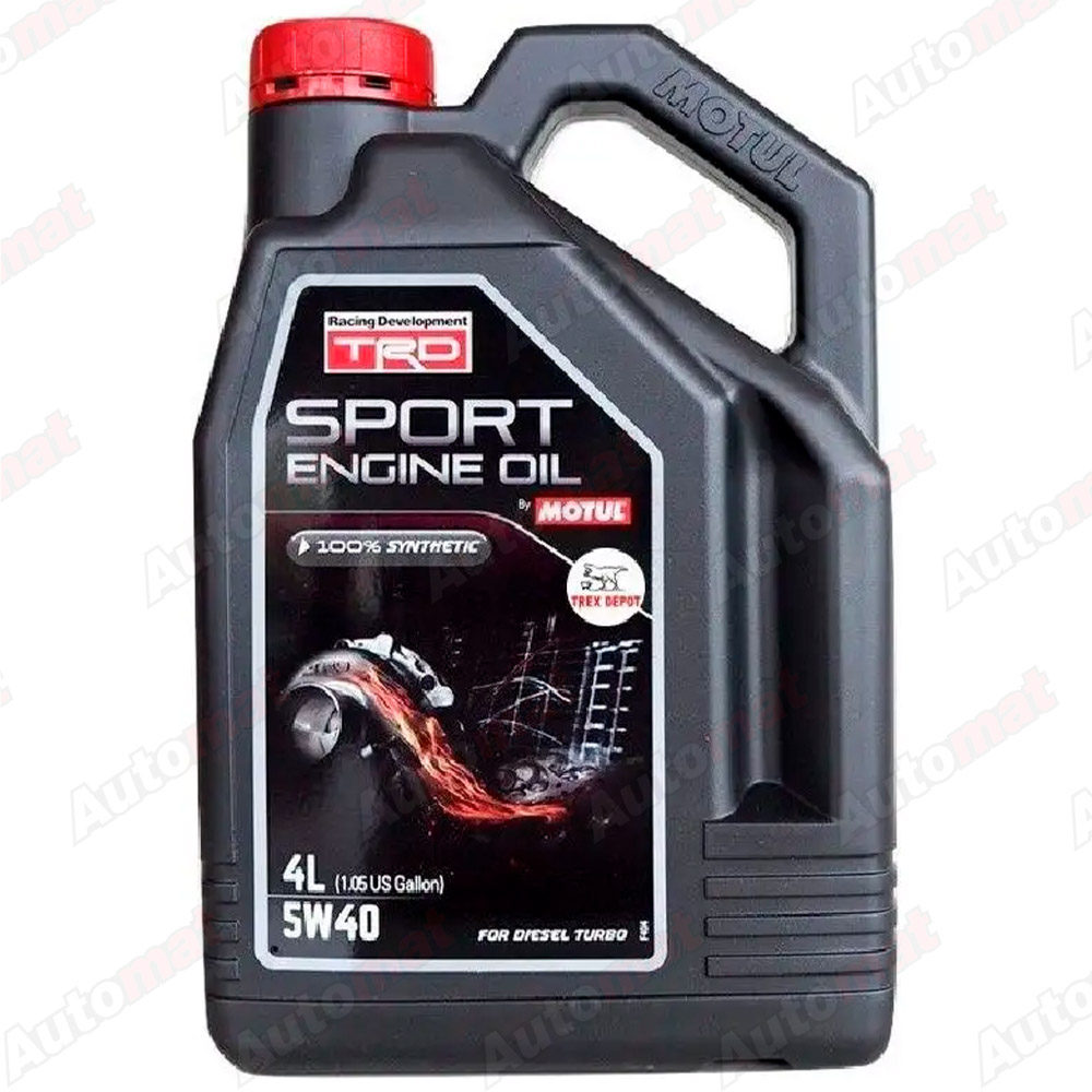 Масло моторное Motul TRD SPORT ENGINE OIL 5W-40 DIESEL, синтетическое (4л)