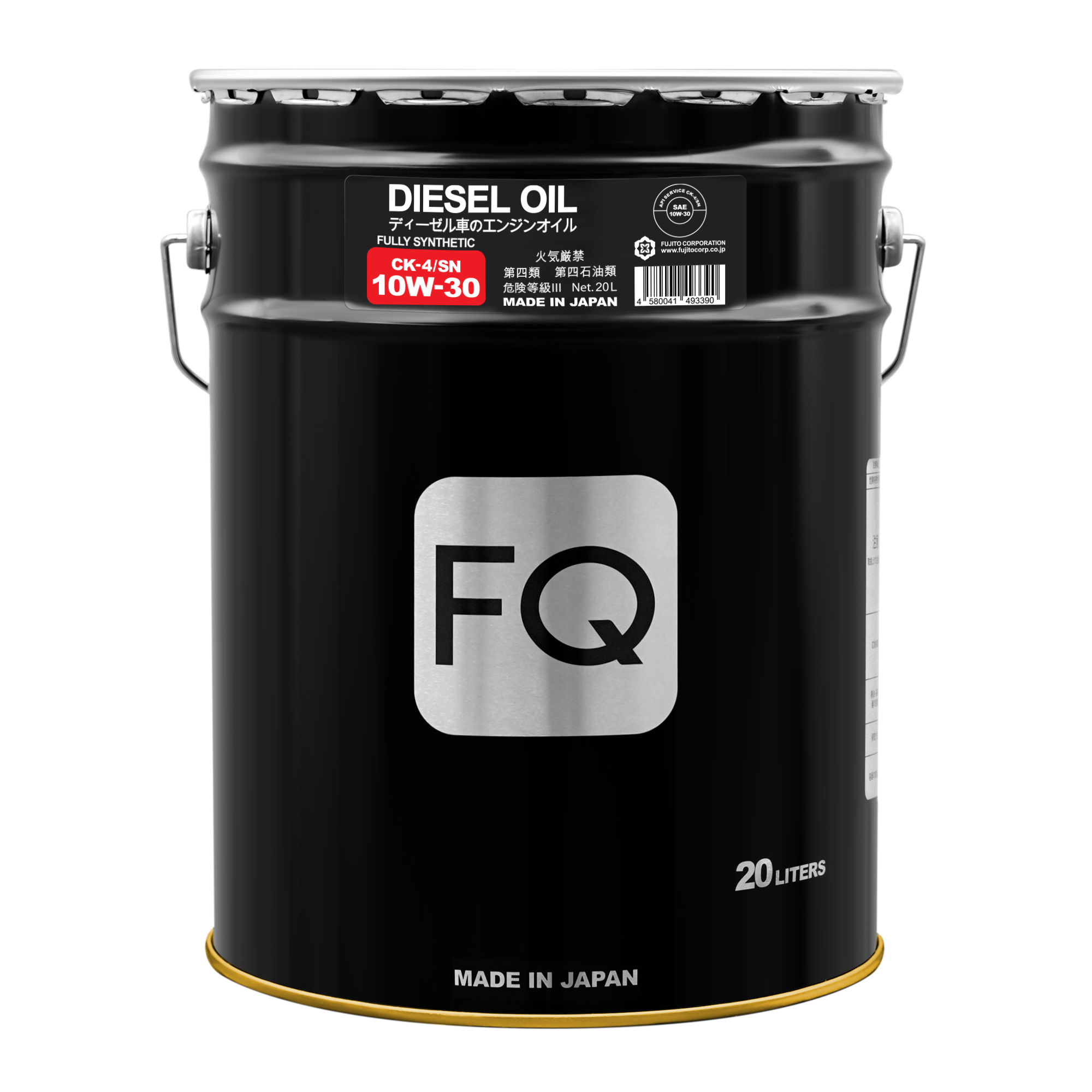 Масло моторное FQ DIESEL FULLY SYNTHETIC CK-4/SN 10W-30 20л