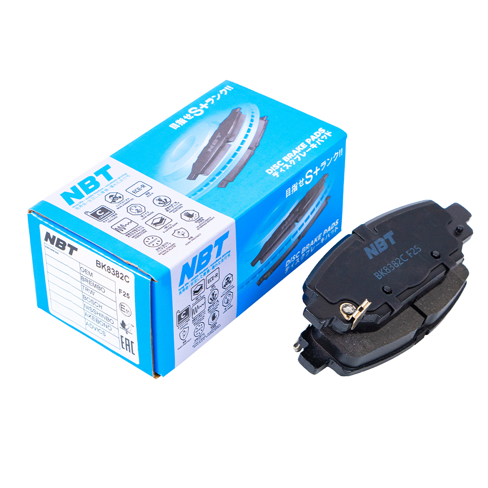Колодки тормозные дисковые NBT BK8382C / SP4323 / 2537801 / GP23216