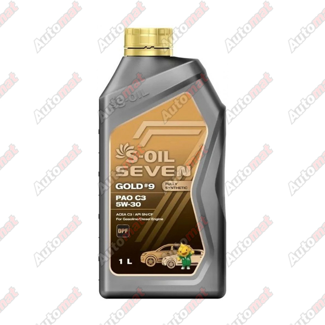 Масло моторное S-OIL 7 GOLD #9 ECO C3 5W-30 SN/CF Fully Synthetic, 1л
