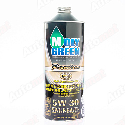 Моторное масло Molygreen Premium 5W-30 SP/GF-6A/CF, 1л