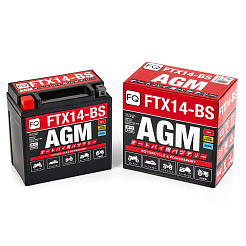 Мото аккумулятор FQ 12Ah FTX14-BS AGM