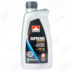 Моторное масло Petro-Canada SUPREME SYNTHETIC 0W-20, 1л