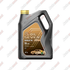 Масло моторное S-OIL 7 GOLD #9 0W-20 C5 Fully Synthetic, 4л